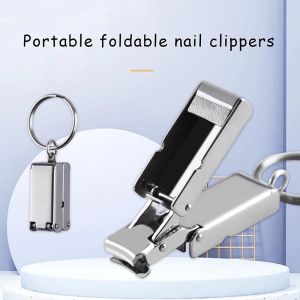 Kềm Cắt Móng Tay Mini Gắn Móc Khóa Gấp Gọn Bằng Thép Không Gỉ - Dụng Cụ Bấm Móng Tay Gắn Móc Khóa Phụ Kiện