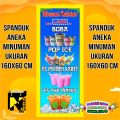 Spanduk Banner  Minuman Kekinian terbaru bisa custom ukuran 160x60 cm / bisa COD. 