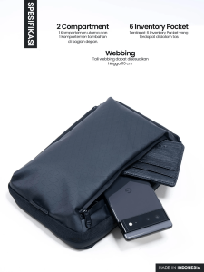 Tas Selempang JFR Slash Sling Bag Bahan Bimo JT46