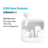 Anker soundcore K20i Semi Earbuds with Mic 13mm Drivers TWS Customs E22 Headphones Bluetooth 5.3 Headsets for Cellphone Earphones Wireless Bluetooth for iPhone Android Phone A3994