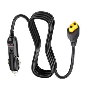 XT60 Extension Cable Female to Car Charger Male Plug 12V/24V Adapter for Solar Panel Power Station 12V/24V Compatible