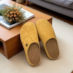 [Free Shipping] Thick-Soled Outdoor Wear 2026 Spring And Summer New Soft-Soled Slip-On Closed-Toe Half Slippers
