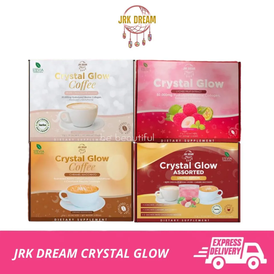 crystal glow glutathione Amazon.com: JRK DREAM Crystal Glow Hydrolyzed Marine Collagen Mix with  Glutathione & Lychee Extract, 10 Sachets : Everything Else main image 1
