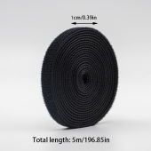 การจัดการสายเคเบิลตีนตูตฝ้าแกแข็งแรง หลายสี สายเคเบิลตีนตูตฝ้า สายม้วนสายรัดสาย ไฟน้ำเงิน ตะขอ ห่วงสาย 25 กิโลใหม่