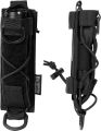 OneTigris Flashlight Holster Molle Flashlight Holder for Belt Pouch for Torch Linear Hand Tool with Open-top MOLLE Strap for Vertical & Horizontal Carrying (Black). 