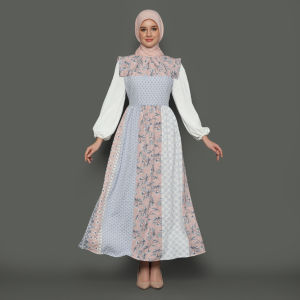 FAME - Jasmine Maxi Dress Gamis Casual Terbaru - 9911202