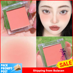 [Ready Stock+COD] Monochrome Blush Monochrome Blush Palette Matte Vitality Nude Makeup Cute Transparent Shell Laser Style Pattern