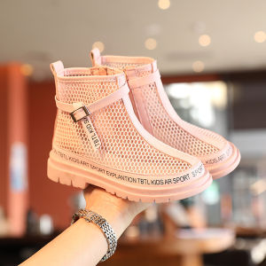 Giày Cho Bé Gái Giày Bos Bé Gái Bốt Bé Gái Bốt Lưới Mùa Hè Làm Đôi Chân Mát Mẻ Kiểu Dánh Thời Trang Sành Điệu Hàng Quảng Châu Cao Cấp FULL BOX