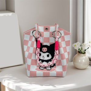 B.LIVEM ⚡️การจัดส่ง 2-3 วัน⚡️กระเป๋าโทรศัพท์ถักการ์ตูนกระเป๋าถือความจุขนาดใหญ่สำหรับสุภาพสตรีกระเป๋าขนาดเล็กแบบสบาย ๆ ทุกวันกระเป๋าถักแบบพกพาความจุขนาด