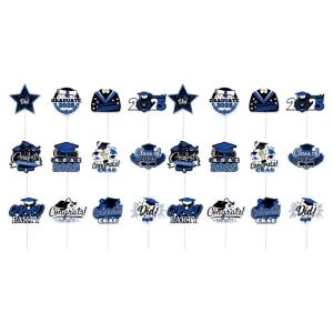 24 miếng tốt nghiệp trang trí bánh bánh toppers trang trí món khai vị Picks bánh decors hoàn hảo cho lễ hội dịp