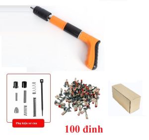 Máy bắn đinh bê tôngsắtgỗgạch đá không dây(tặng 50 đinh nổ)