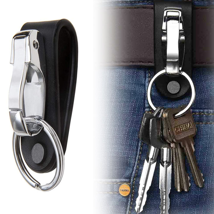 Belt Key Holder,Belt Keychain Leather Belt Loop Key Holder Belt