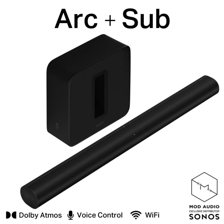 Sonos Arc + Sub (gen 3) 5.1.2 Home Theater System | Lazada PH