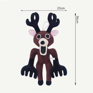 2025 New 99 Nights In The Forest Plush Game Brown Stand Sit Elk Deer White Owl Stuffed Doll Kid Christmas Gifts