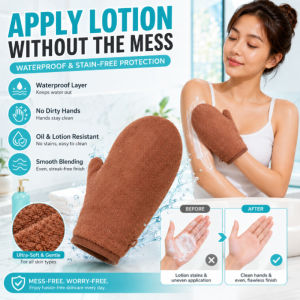 Tanning Mitt Soft Exfoliating Glove Waterproof Gentle on Skin Body Lotion Applicator