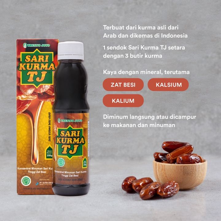 Sari Kurma TJ 250gr - Untuk MultivitaminTubuh