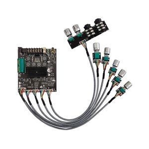 ZK-502T 50W+50W KTV Microphone Audio All-In-One Bluetooth 2.1 Channel Amplifier Module Power Board