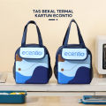 ecentio tas bekal makan cooler bag lunch bag portable. 