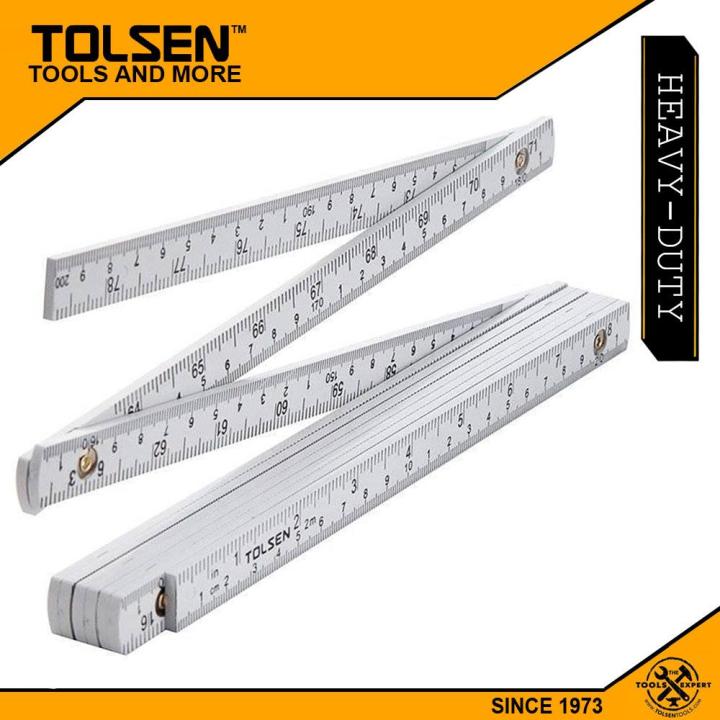 Tolsen Folding Ruler w/ Spring (2Meters) ABS Body 35047 | Lazada PH