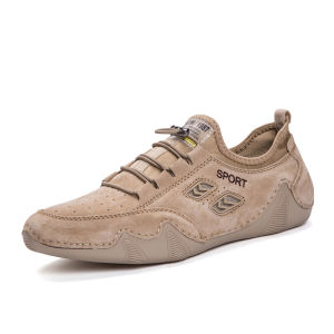 Sepatu Santai Kasual Loafer Pria Slop Sepatu Kulit Pantofel Santai Casual Tali Cowok Murah Ringa 050
