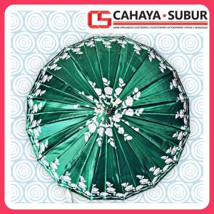 Payung Panjang Dewasa OSAKA 16 Jari Diameter 90cm Bahan Saten Warna Motif Random High Quality