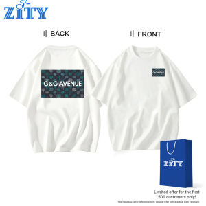 ✨ZITY🔥 เสื้อยืดผู้ชาย Cotton 100% คอกลม ทรงหลวม ระบายอากาศ OVERSIZE ZITY T Shirt ทั้งชายหญิง เสื้อยืดแบรนด์สตรีท light luxury แฟชั่นสตรีท ขายดี