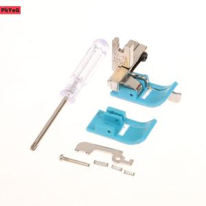 [LIXIAOJU] 1PCS KT-18 Right Edge Guide Presser Foot Embedded Line Foot 1 4 3 16 1 8 1 16 1 32 Plastic Industrial Sewing Machine Accessories