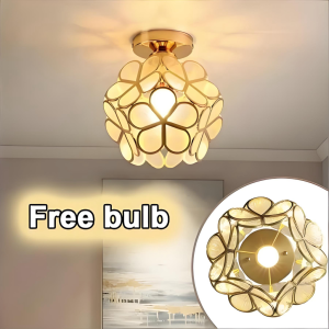 Free Bulb Crystal Art Chandelier Modern Ceiling Light Pendant Light Vintage Industrial Dining Light