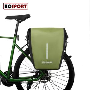 18L Bike Rack Bag with Handle Waterproof Back Seat Carrier Reflective Backseat Bag Adjustable Buckle Bicycle Accessories