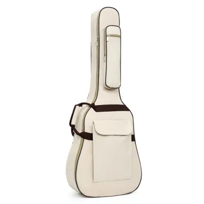 Double Shoulder Strap 41 Inch Guitar Bag with Side Handle 10 MM Thick Sponge Carrying Bag for Electric Guitars Protective Zipper Closure Soft Guitar Case Electric Guitars