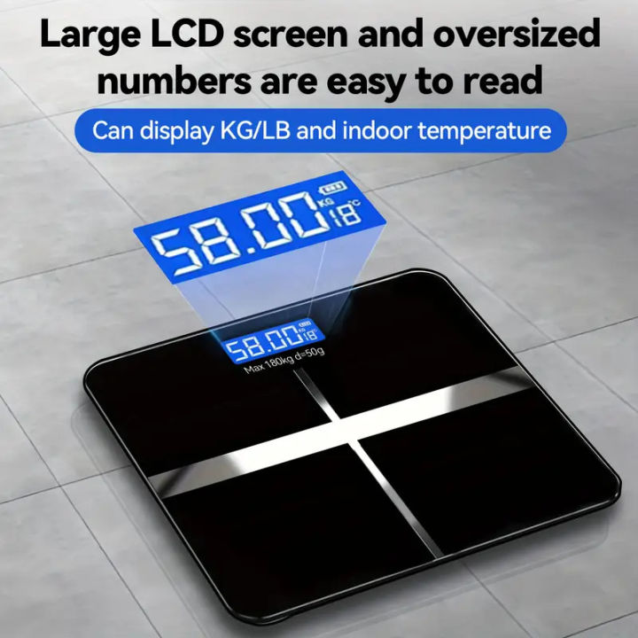 Electronic%20Digital%20Human%20Weighing%20Scale%20Tempered%20Glass%20Platform%20LED%20HD%20Display%20USB%20Battery%20Charging%20-%20Image%208