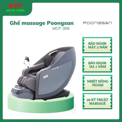 Ghế massage toàn thân Poongsan MCP-306 - 10 chương trình tự động – Tùy chỉnh linh hoạt