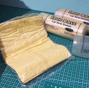 KANEBO (Berserat & Tidak Mudah Sobek) | Kain Lap Serat (Ukuran: 43x32cm | Tebal: 0.2cm) MERK: IRON BALL