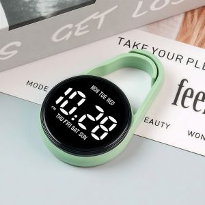 NOBLEE Đèn LED Đồng hồ treo điện tử Màn hình kỹ thuật số Di động Đồng hồ bỏ túi phát sáng Sáng tạo Chống thấm nước Đồng hồ bỏ túi Trẻ em/Người lớn