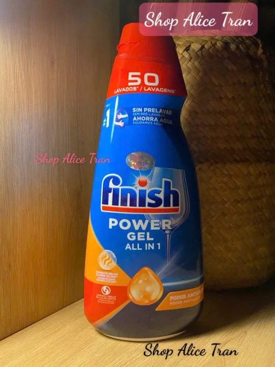 Gel rửa Finish Eco 0% - All In 1 - 900ml hướng hữu cơ, Gel All in 1 ...