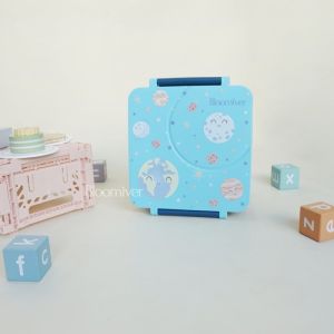 Bloomiver Square Bento Box with Thermos Jar - Kotak Bekal Makan Anak