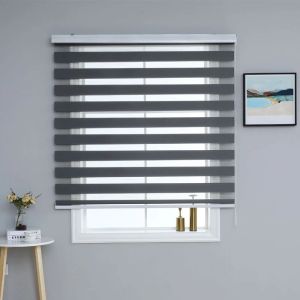 CBH Modern Korean Blackout Blinds Venetians Duo Roller Curtain For Window Bed Room/Office Decoration