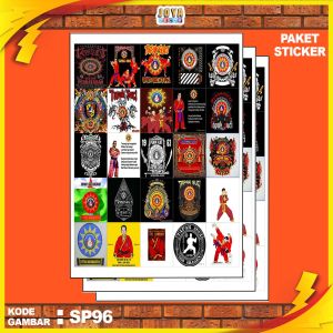 GAMBAR STICKER TAPAK SUCI / STIKER TAPAK SUCI / PAKET STIKER TAPAK SUCI PER 25 PCS / KODESP96