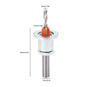 Countersink Drill Bit Shank Adjustable Carpentry Reamer Chamfer Screws Hole Tool Woodworking