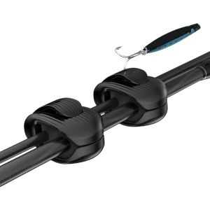 SJJL 2/4Pcs Chống trơn trượt Giá đỡ cần câu đa năng Bền bỉ Kẹp buộc thanh Giá đỡ cần câu cá Di động Gắn tường Bọc bảo vệ cần câu cá Phụ Kiện Câu Cá Ngoài Trời