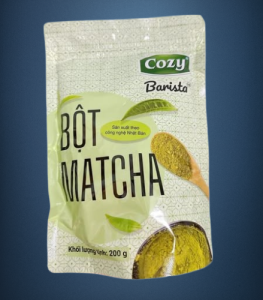 COZY - Túi 200g - BỘT MATCHA BARISTA (sản xuất theo công nghệ Nhật Bản)