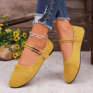 Free Shipping Shallow-Toe WomenS Shoes New Spring Collection Retro And Elegant Style Flat-Soled Loafers