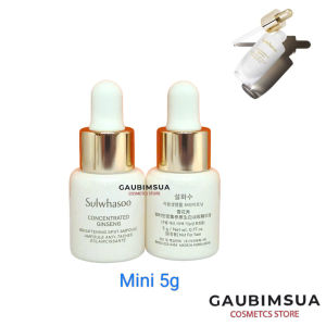 1ml or 5g Tinh Chất Nhân Sâm Cô Đặc Dưỡng Sáng Da SULWHASOO CONCENTRATED GINSENG BRIGHTENING SPOT AMPOULE