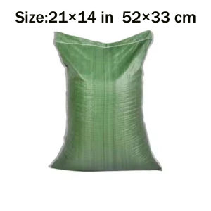 20 piece Green/White SAck Bag sako BAGO empty sack REAPER PALAY/RICE/harvester up to 60kilos Sack makapal big size