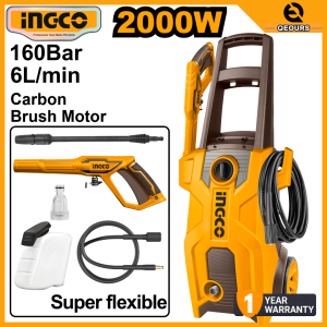 INGCO 2000W HIGH PRESSURE WASHER | MAX 160BAR | HPWR20018