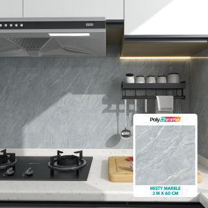 [35 Motif] Wallpaper Glossy Marmer Marble Dapur Meja Furniture 3 m x 60 cm Glossi Kitchen set Walpaper Kayu Pintu Stiker Sticker Almira ID High Quality DIY Anti Air Minyak Panas Tembok Hijau Coklat Hitam Cream Krem Coffee Black Emas Abu Granit Api