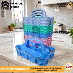 RAK TEMPAT AQUA GELAS ISI 10 & 8