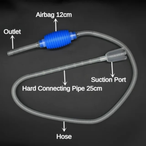Aquarium Fish Tank Vacuum Siphon Water Exchanger Pipette Dirt Remover Gravel Cleaning Tool Easy To Operate