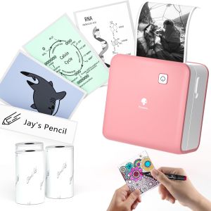 Phomemo 300dpi Pocket Mobile Pocket Printer- M02 Pro Thermal Bluetooth Portabel Mini Photo Printer Compatible with iOS and Android for Photo Printing GraffitiLearningWork