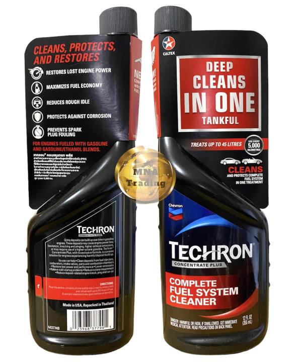 Chevron Techron Concentrate Plus Complete Fuel System Cleaner 12oz